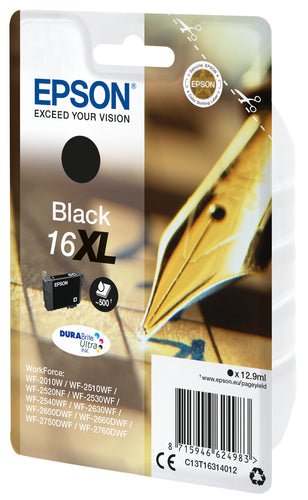 Epson Pen and crossword Singlepack Black 16XL DURABrite Ultra Ink Epson Pen and crossword Singlepack Black 16XL DURABrite Ultra Ink
